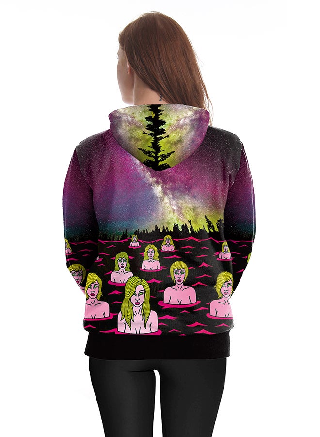 NADANBAO 3D Printing Long Sleeve Hoodie Multicolour - Image 4