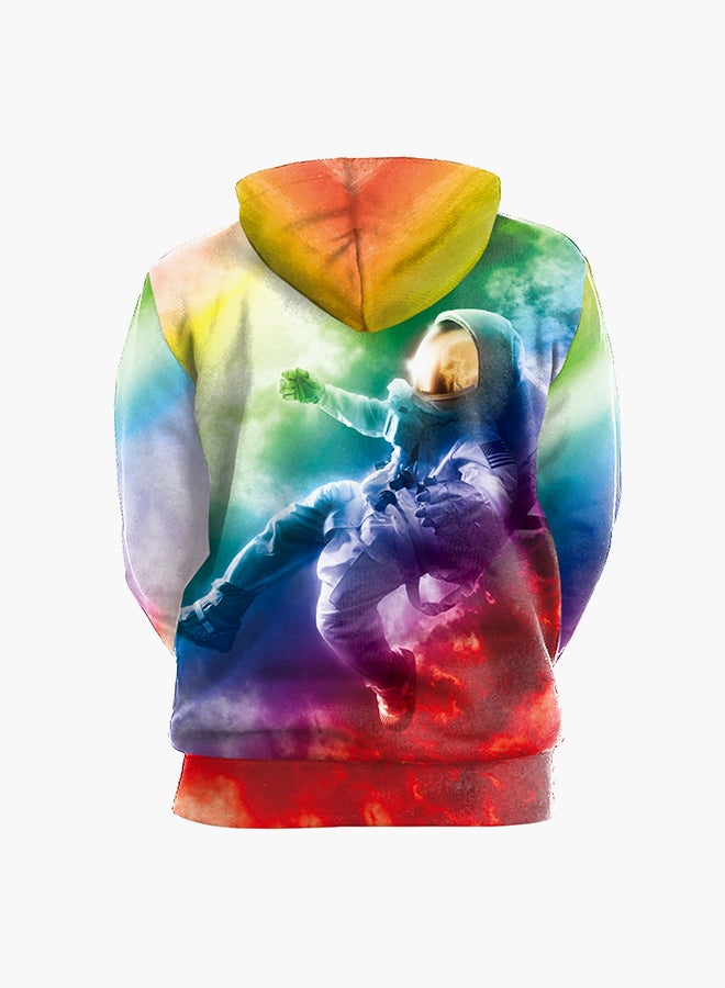 NADANBAO - 3D Printing Long Sleeve Hoodie Multicolour - Image 1