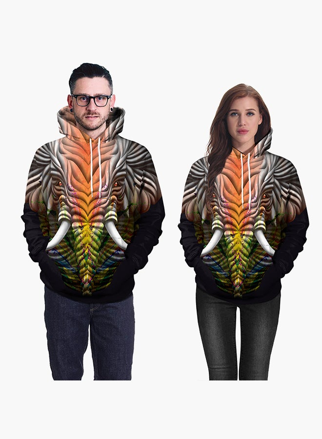 NADANBAO - 3D Printing Long Sleeve Hoodie Multicolour - Image 1