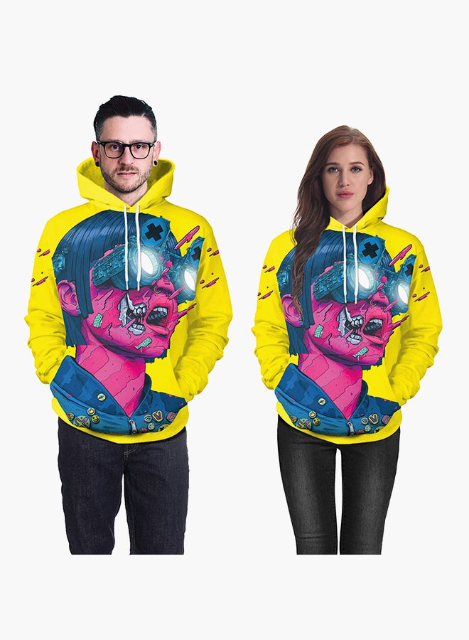 NADANBAO - 3D Printing Long Sleeve Hoodie Multicolour - Image 1