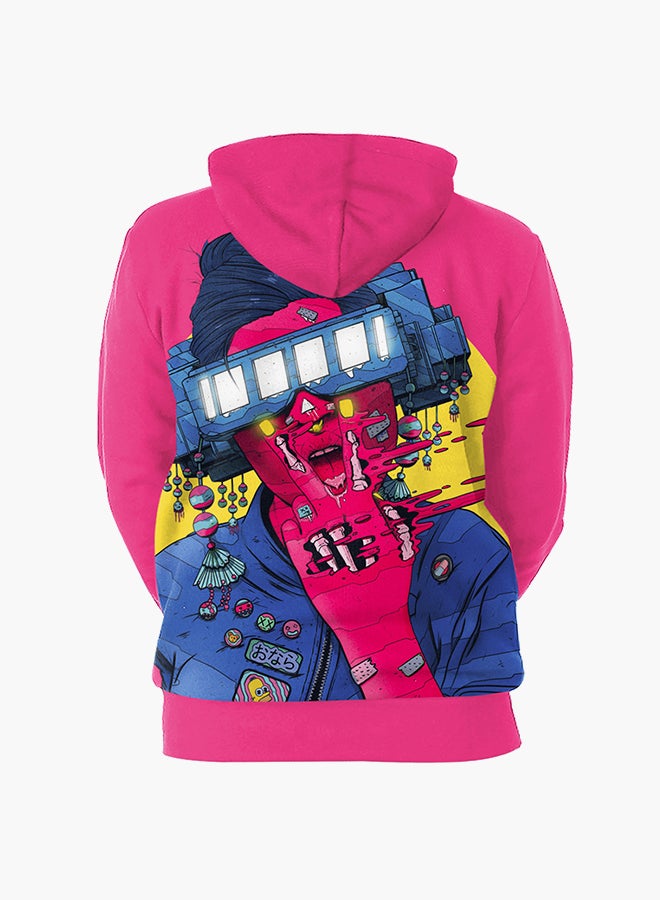 NADANBAO 3D Printing Long Sleeve Hoodie Multicolour - Image 2