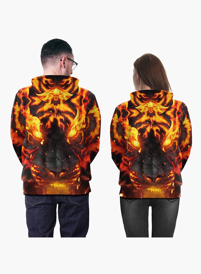 NADANBAO - 3D Printing Long Sleeve Hoodie Multicolour - Image 1
