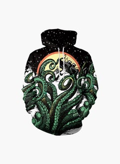 3D Printing Long Sleeve Hoodie Multicolour