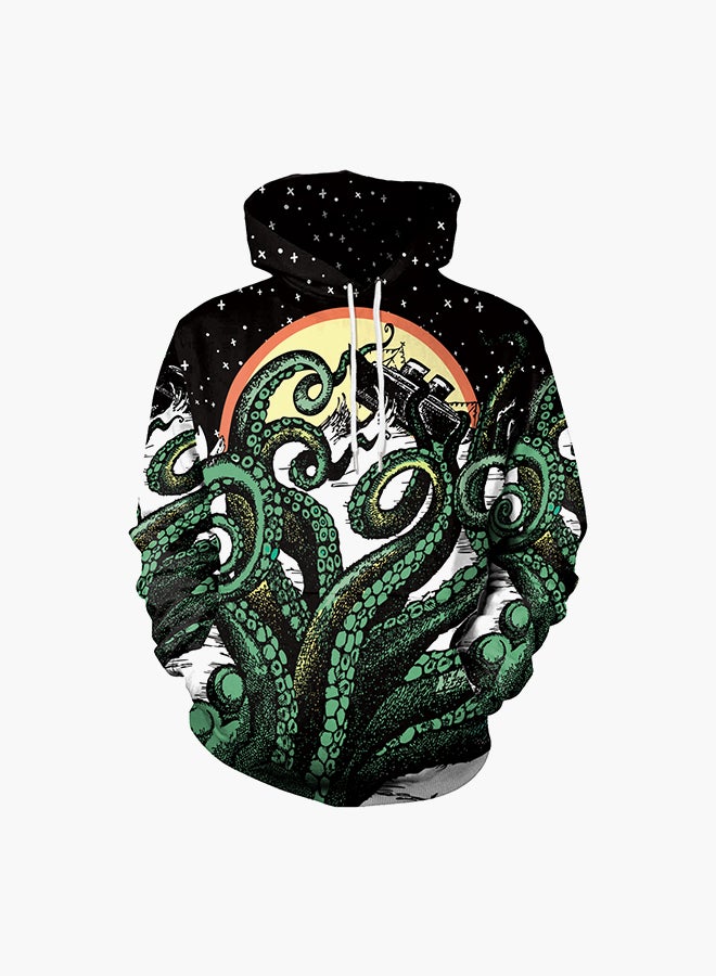 NADANBAO - 3D Printing Long Sleeve Hoodie Multicolour - Image 1