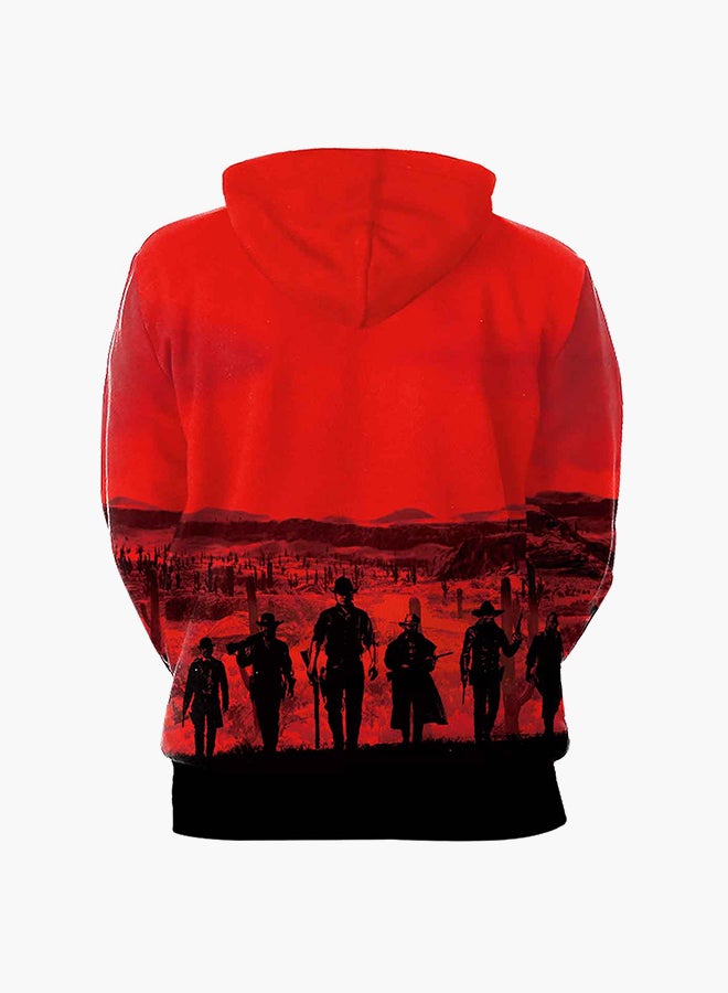 NADANBAO 3D Printing Long Sleeve Hoodie Multicolour  - Image 2
