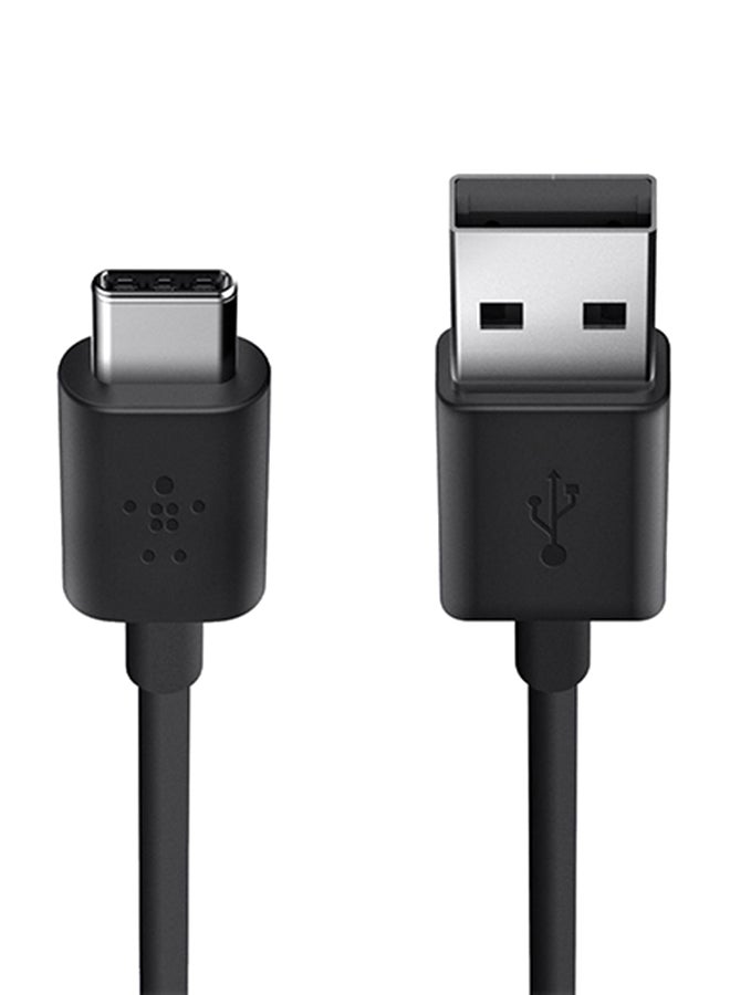 belkin USB 2.0 Type-A To Type-C Charge Cable Black  - Image 3