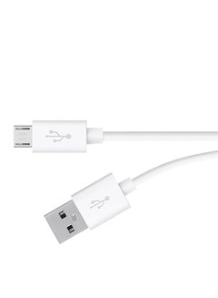 belkin MIXIT Micro USB To USB Cable   6.6 Feet / 2 Meters Charge And Sync Cable Micro USB ChargIng Cable For Smartphone Tablet Powerbank And more White White  - Image 2