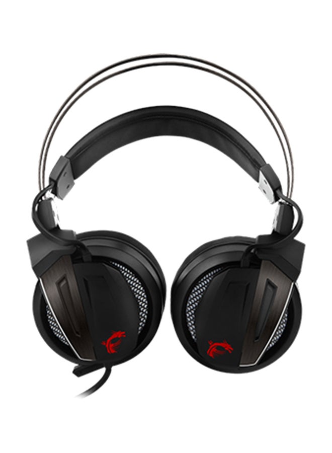 MSI - Immerse GH60 Over-Ear Gaming Headphones With Mic For PS4/PS5/XOne/XSeries/NSwitch/PC - Image 1