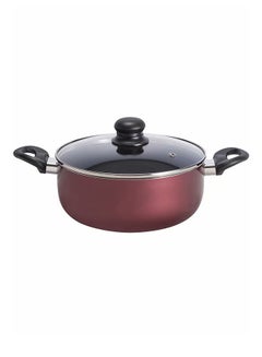 Falpro 7-Piece Non-Stick Cookware Set Maroon/Black FALNSCS07A Maroon/Black  - Image 3