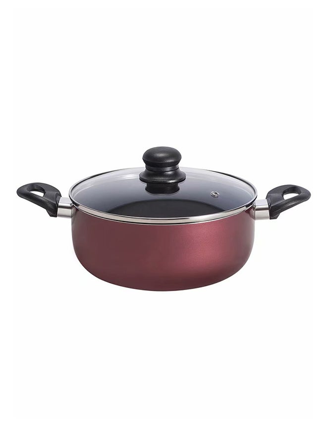 Falpro - 7-Piece Non-Stick Cookware Set Maroon/Black FALNSCS07A Maroon/Black - Image 1