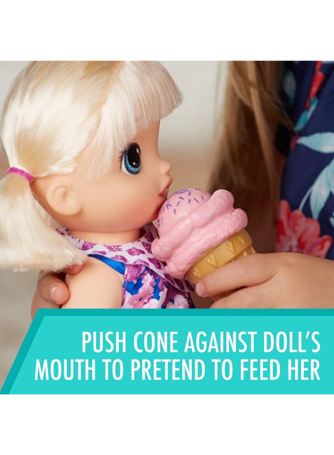 Baby Alive Magical Scoops Baby Blonde Doll - Image 4