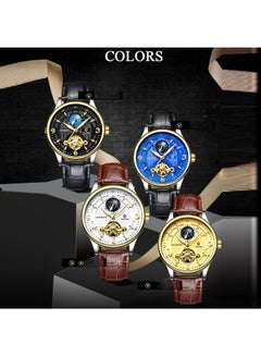 Tevise Men's Water Resistant Leather Chronograph Watch 1J2971B  - Image 3