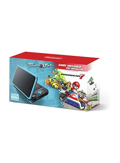 جهاز ألعاب نينتندو 2DS XL - ولعبة "Mario Kart 7"