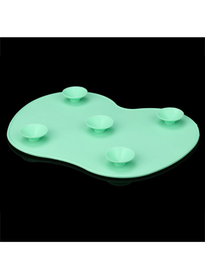 Voberry Makeup Brush Cleaner Silicone Mat Green - Image 4
