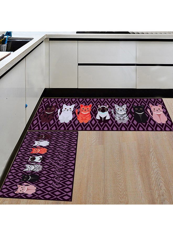 Angel city Cartoon Animals Pattern Floor Mat Multicolour 50X80cm - Image 1