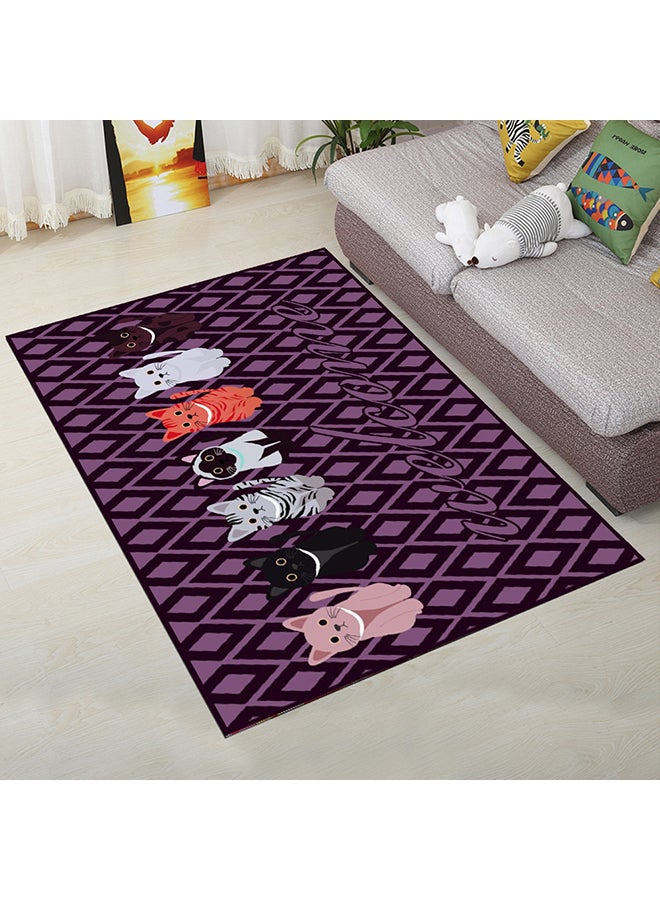 Angel city Cartoon Animals Pattern Floor Mat Multicolour 50X80cm - Image 3
