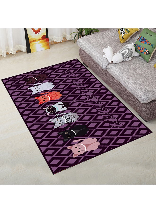 Angel city Cartoon Animals Pattern Floor Mat Multicolour 50X80cm - Image 5