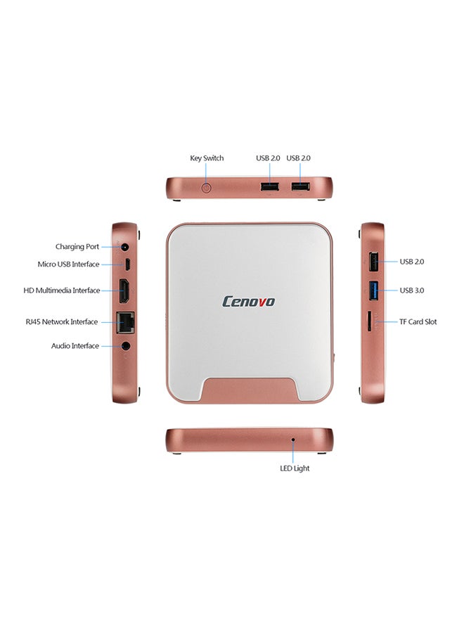 Cenovo - Mini PC 2 Smart TV Box V213 white - Image 1