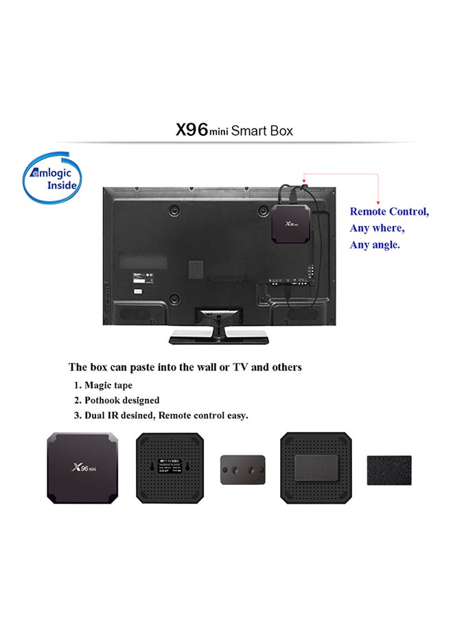 X96 Mini 4K Smart TV Box V326 Black - Image 3