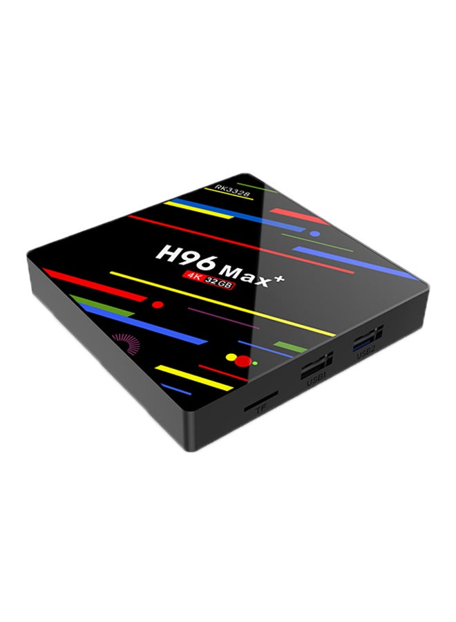 Mini H96 Max+ 4K Smart TV Box V550 Black - Image 1