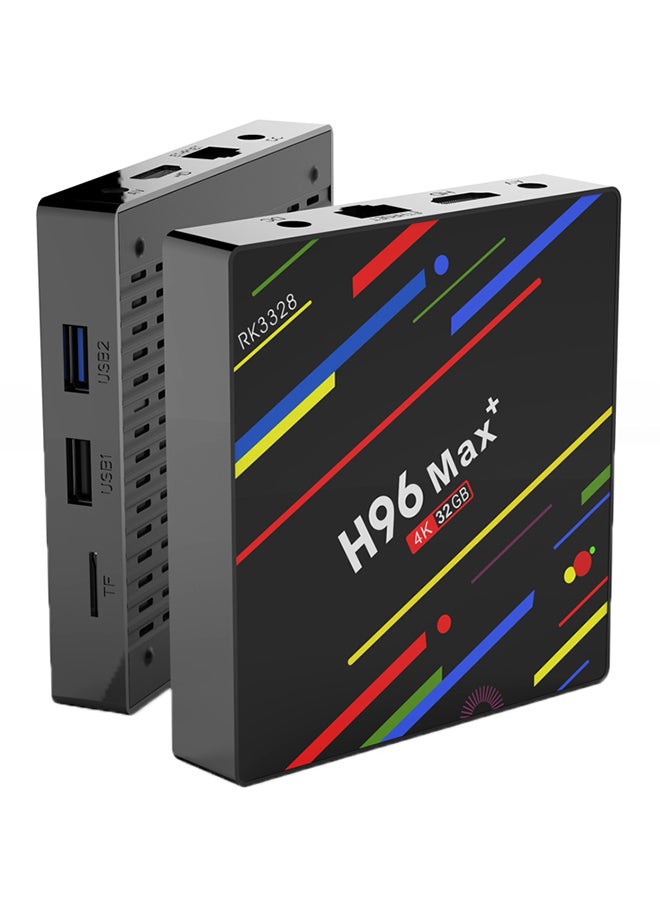 Mini H96 Max+ 4K Smart TV Box V550 Black - Image 2