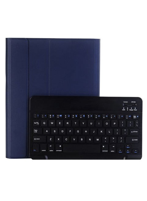 Bluetooth Keyboard Case Cover For Apple iPad 2/3/4 9.7-Inch Dark Blue