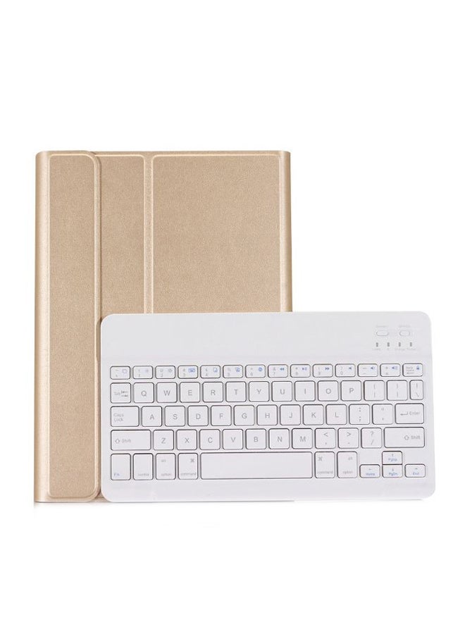 Bluetooth Wireless Detachable Keyboard Case Cover For Apple iPad 5/6/7/8 Gold