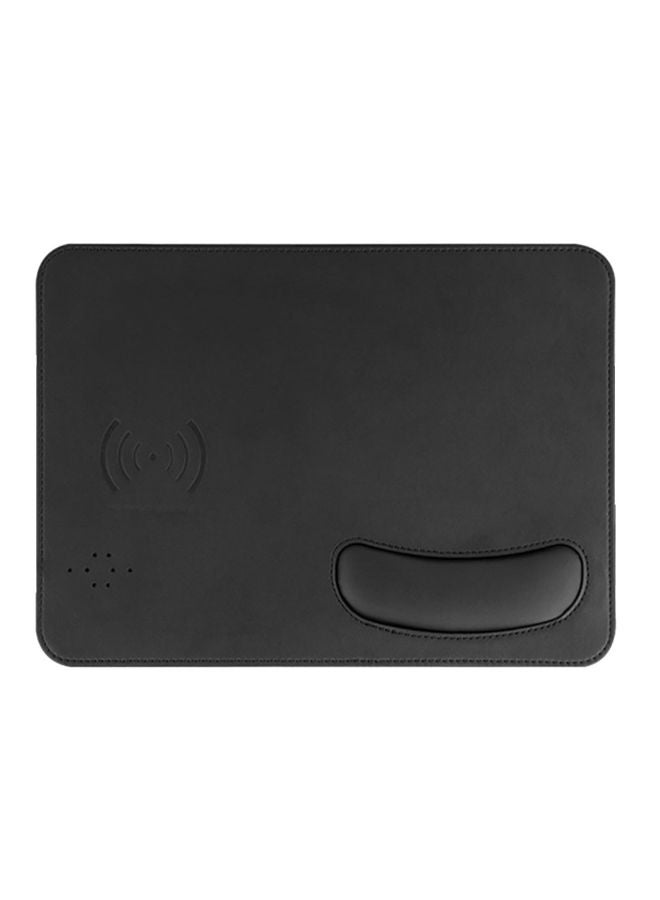 Wireless Charging USB Mouse Pad Black