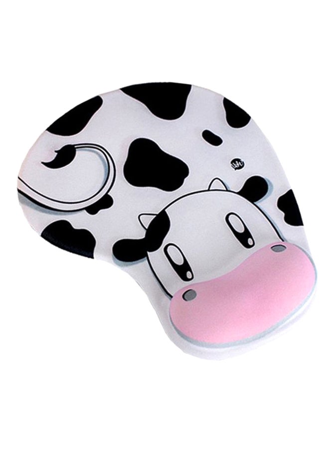 Anti Slip Mouse Pad With Gel Wrist Support White - Image 1