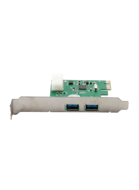2-Port USB 3.0 PCI Express Host Controller Card Multicolour