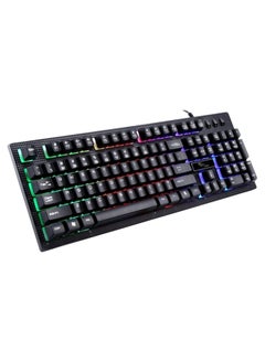 Rainbow RGB Backlit Wired Gaming Keyboard