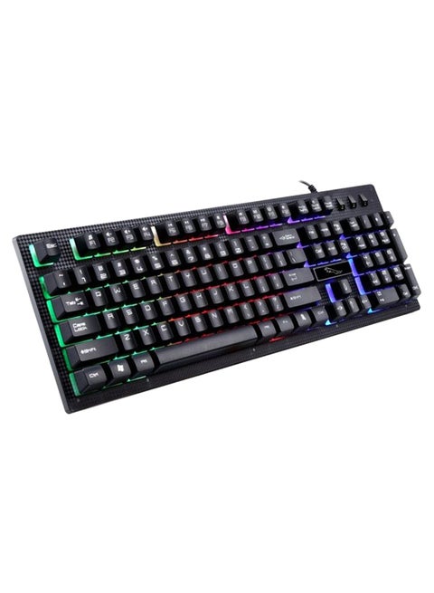 Rainbow RGB Backlit Wired Gaming Keyboard