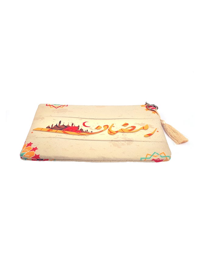 Alwan - Ramadan Theme Clutch Beige - Image 1