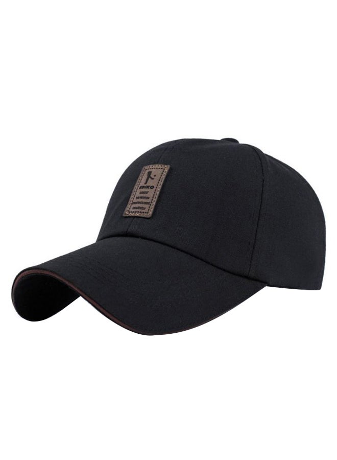 Umiwin Adjustable Strip Sport Cap Black