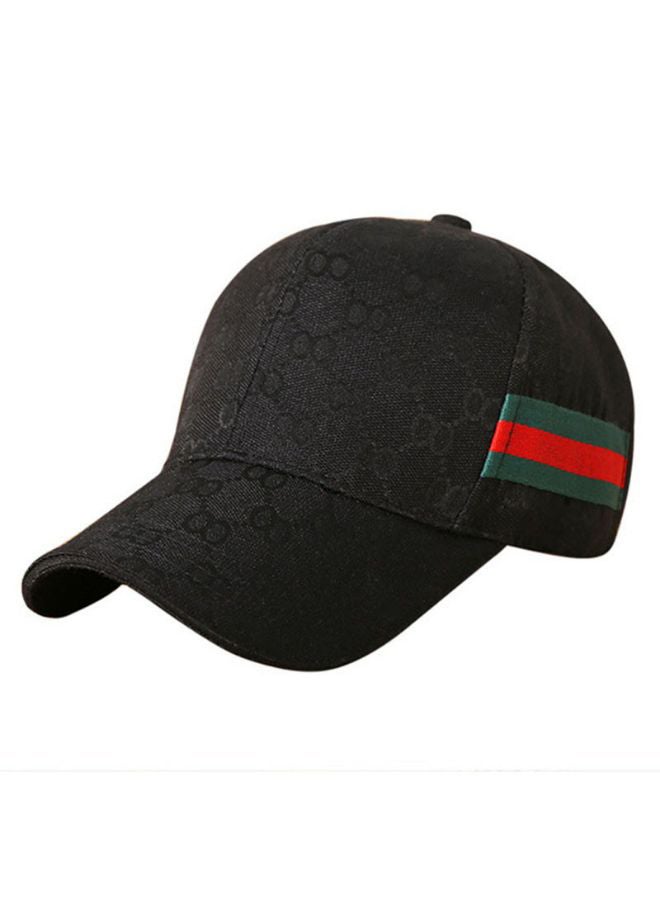 Umiwin Adjustable Strip Sport Cap Black