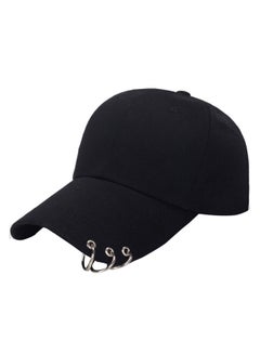 Umiwin Adjustable Strip Sport Cap Black 