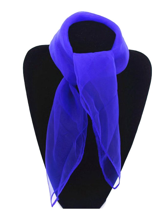 أوميوين وشاح بتصميم كلاسيكي أنيق أزرق داكن