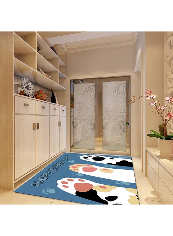 Angel city - Paw Printed Kitchen Floor Mat Multicolour 40X60cm - Image 1
