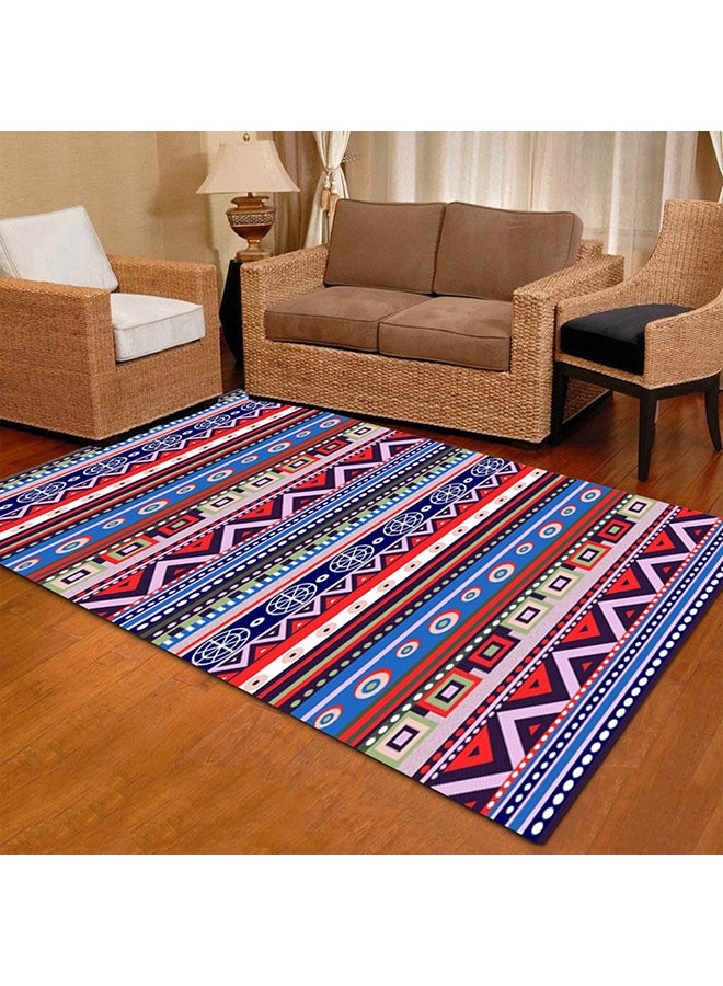 انجل سيتي بساط أرضيات مخطط بنمط كلاسيكي متعدد الألوان 50X160سم  - Image 4