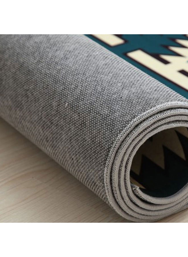 Angel city Color Blocks Pattern Living Room Carpet Multicolour 50X80cm - Image 3