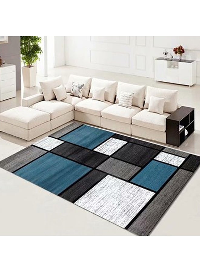 Angel city Color Block Pattern Living Room Carpet Multicolour 50X80cm - Image 4