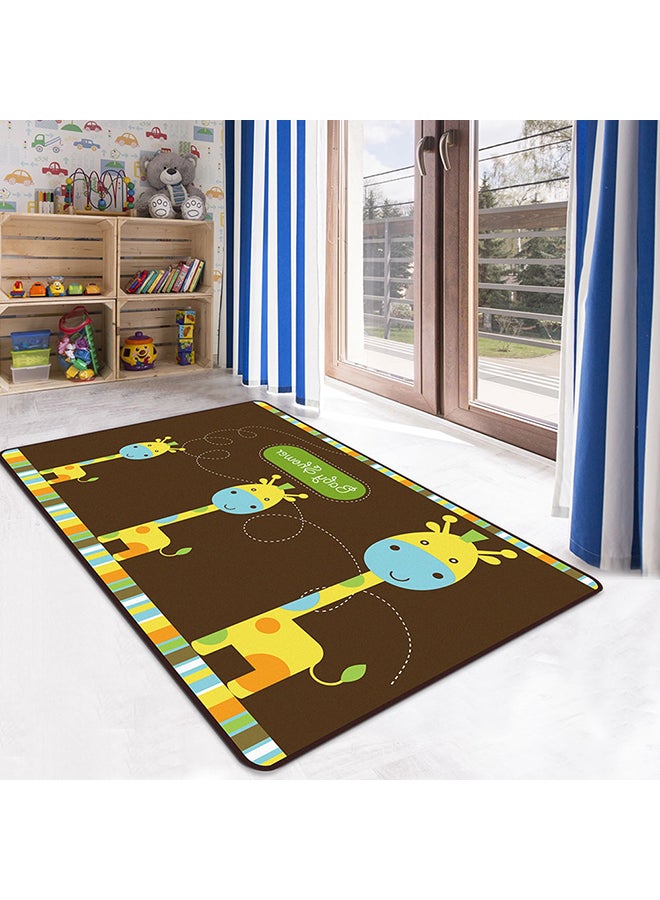 Angel city Baby Shower Printed Children's Room Carpet, Rectangle Multicolour 50X80cm  - Image 2