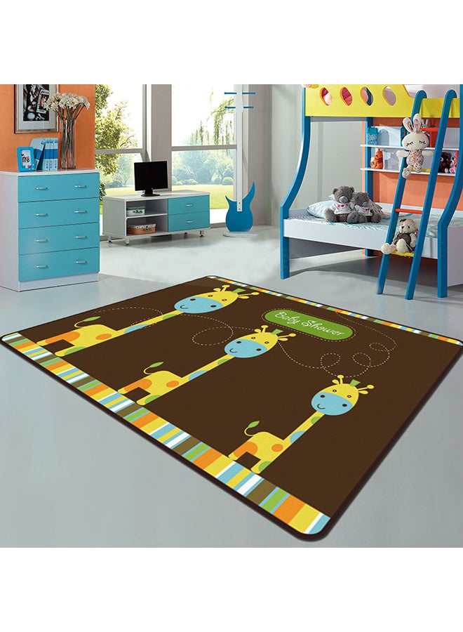 Angel city Baby Shower Printed Children's Room Carpet, Rectangle Multicolour 50X80cm  - Image 5