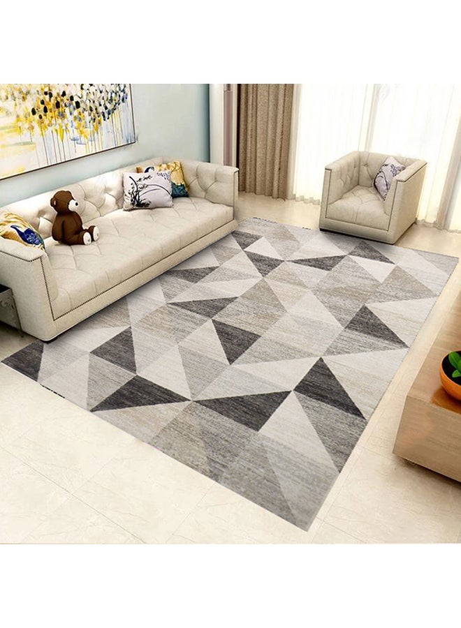 Angel city 3D Geometric Pattern Living Room Carpet Multicolour 40X60cm - Image 4