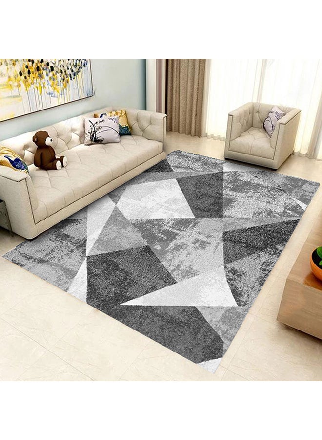 Angel city - 3D Geometric Pattern Rugs Fashion Modern Area Rugs Non-Slip Floor Carpet For Living Room Bedroom And Kitchen Multicolour 100X160cm - Image 1