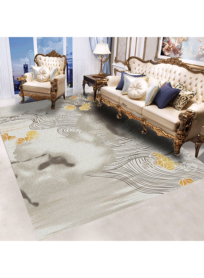 Angel city - 3D Geometric Pattern Rugs Fashion Modern Area Rugs Non-Slip Floor Carpet For Living Room Bedroom And Kitchen Polyester Multicolour 50X80cm - Image 1