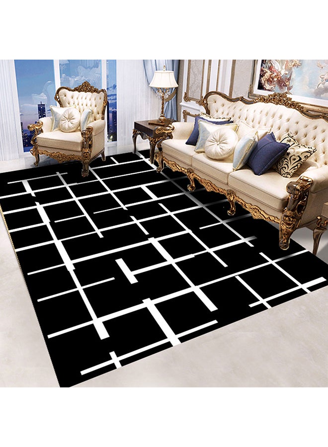 Angel city European Retro Theme Living Room Carpet Black 40X60cm - Image 4