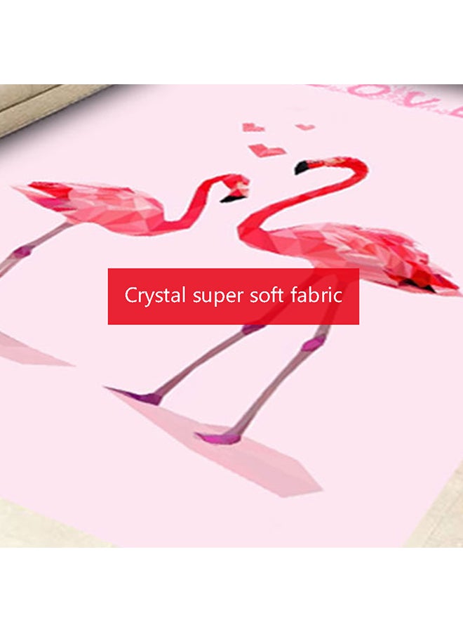 Angel city - Flamingo Living Room Carpet Pink 40X60cm - Image 1
