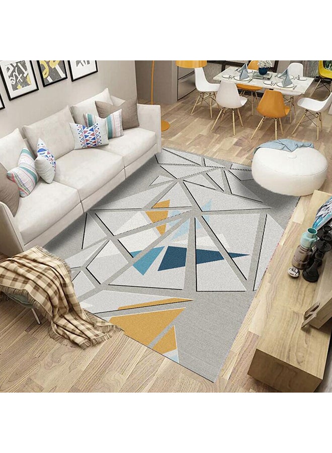 Angel city Flower Pattern Living Room Carpet Multicolour 50X80centimeter - Image 1