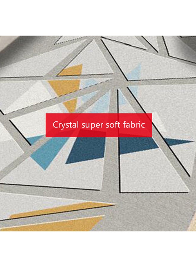 Angel city Flower Pattern Living Room Carpet Multicolour 50X80centimeter - Image 4